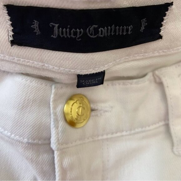 JUICY Couture white jeans medium rise skinny stretchy denim size 30 - Picture 4 of 14